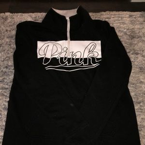 Victoria secret pink half zip up